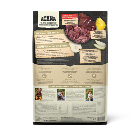 Acana dog food limited ingredient hot sale