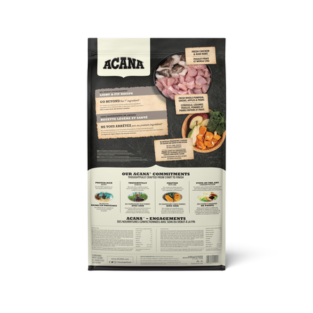 Acana Light &amp; Fit (Léger et en forme) - Nourriture pour chiens