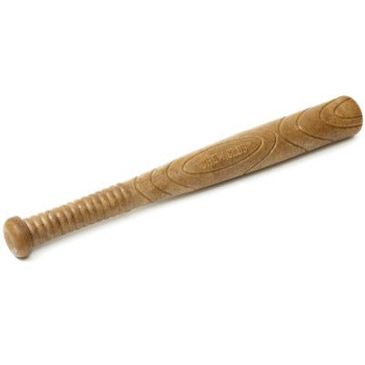 Powerbone Chewable Dog Toy, Nylon &amp; Bamboo - Baseball Bat 5.5&quot;