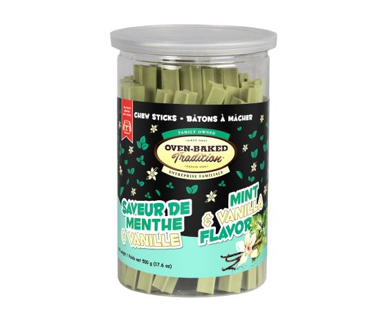 Oven Baked Tradition - Dog Treats Dental Stix - Mint & Vanilla