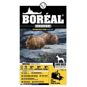 Boreal Proper Large Breed Chicken Meal - Nourriture pour chiens (11,3 kg)