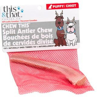 This &amp; That - Chew This - Split Antler Puppy Chew