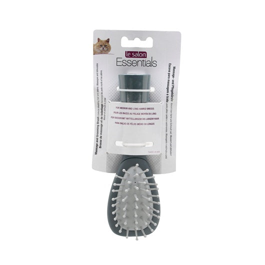 Le Salon Essentials Cat Bristle Steel Pin Combo Brush Small