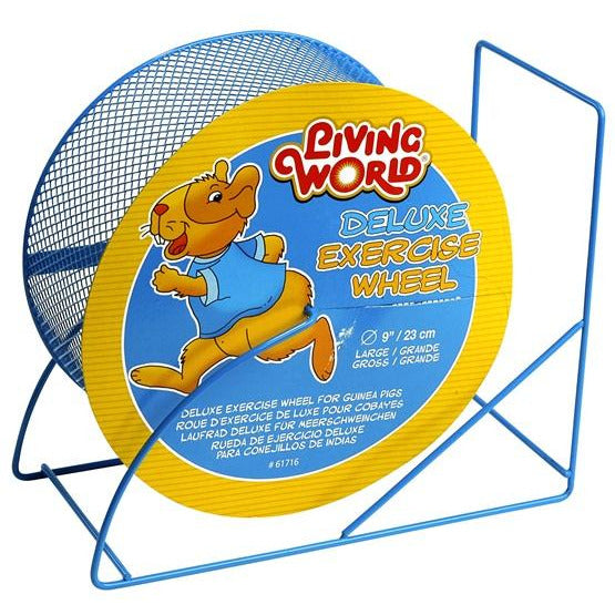 Living World Deluxe Rodent Exercise Wheel Blue 22.5 cm (9&quot;)