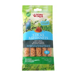 Living World Budgie Sticks - Honey Flavour - 150 g (5.3 oz), 5-pack
