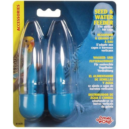 Living World Seed and Water Feeder 2-pack