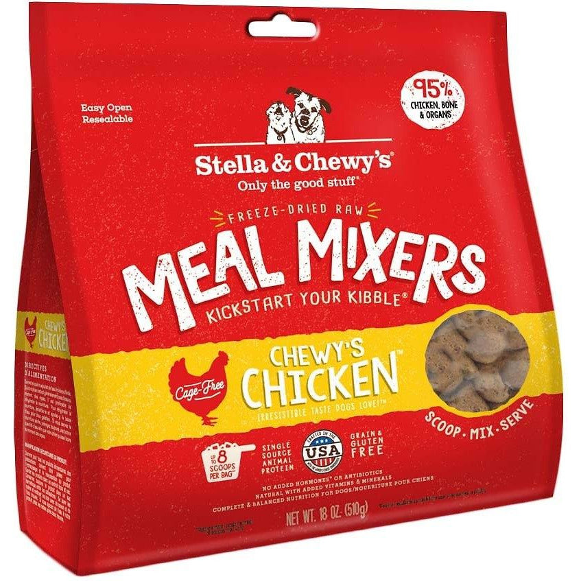 Stella &amp; Chewy&#39;s - Meal Mixers / Mélangeurs de repas au poulet Chewy&#39;s - Nourriture lyophilisée pour chiens
