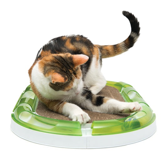 Catit Senses 2.0 Oval Circuit Scratcher for Cats