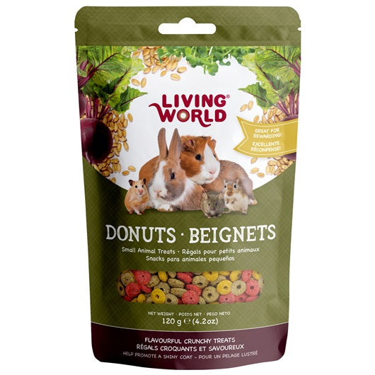 Living World Small Animal Donuts - 120 g