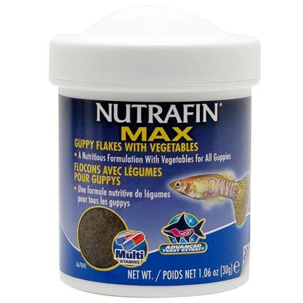 Nutrafin Max Guppy Colour Enhancing Flakes (30g)