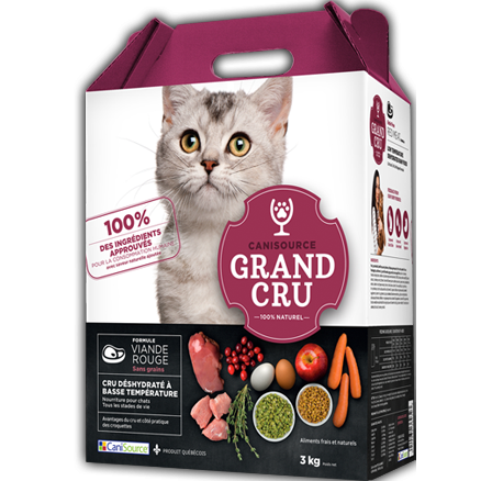 Viande rouge sans grains CaniSource Grand Cru - Nourriture pour chats (3 kg)