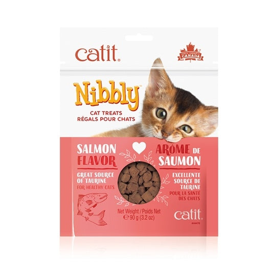 Catit Nibbly Cat Treats - Salmon Flavour - 90 g (3.2 oz)