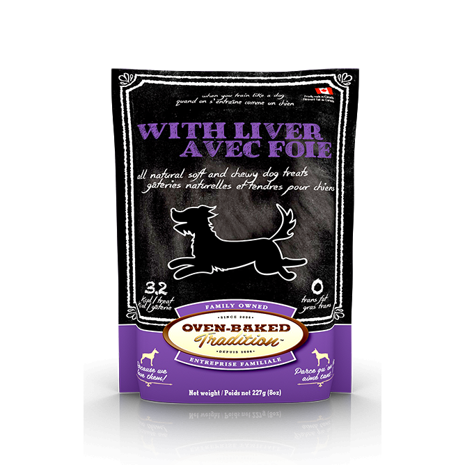 Oven Baked Tradition - Soft &amp; Chewy Liver Dog Treats (227g)