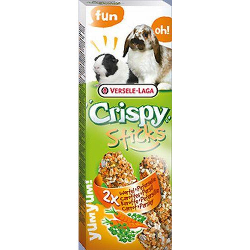 Versele-Laga Crispy Sticks carotte et persil pour lapins et cochons d&#39;Inde