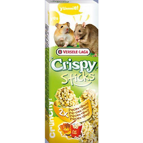 Versele Laga Crispy Sticks Popcorn and Honey pour hamsters et rats