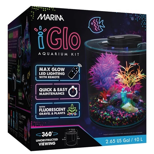 Marina iGlo (360) Aquarium Kit - 10 L (2.65 US gal)