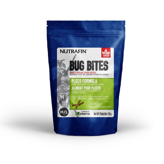 Nutrafin Bug Bites Bottom Feeder - Bâtonnets pour Plecos (M/L) (100g)