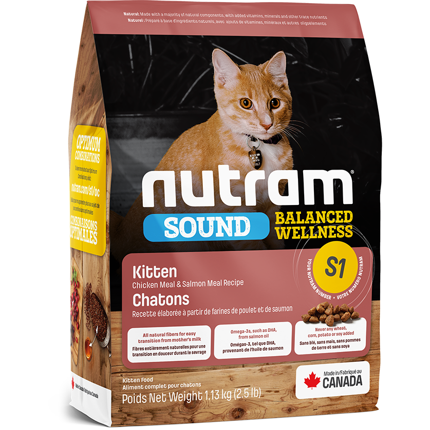 Nutram S1 Sound Balanced Wellness - Nourriture pour chaton