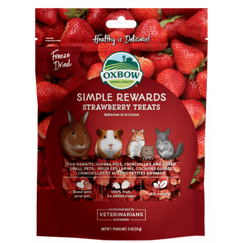 Oxbow Simple Rewards Strawberry Treats