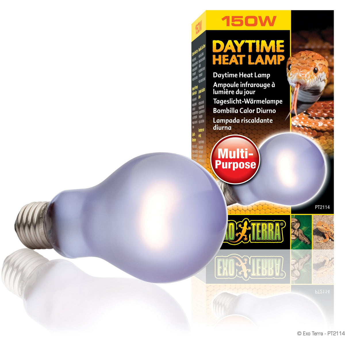 Exo Terra Daytime Heat Lamp - A21 / 150 W