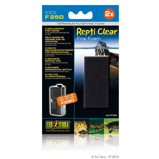 Exo Terra Repti Clear Filter Fine Foam Cartridge, F250