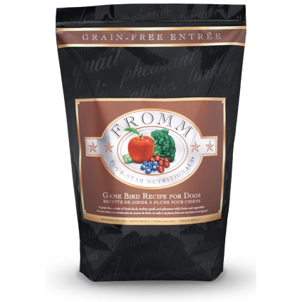 Fromm Four-Star Grain-Free Game Bird Recipe Dog Food Safari Pet