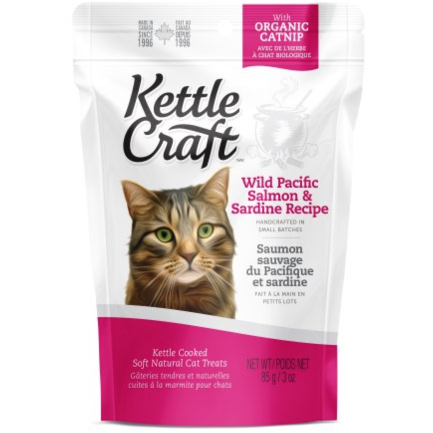 Kettle Craft Cat Treats - Wild Pacific Salmon &amp; Sardine Recipe (85g)
