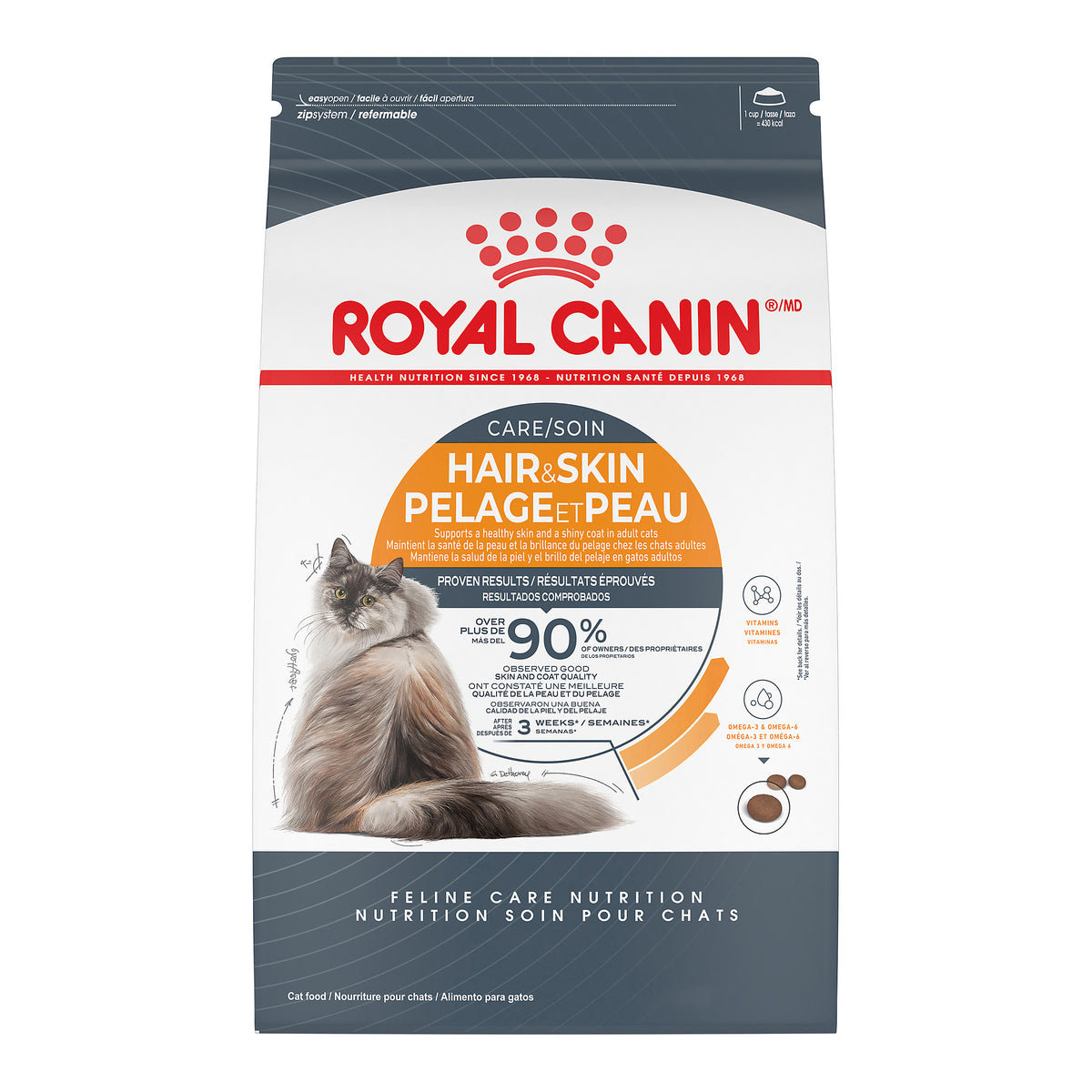 Royal Canin Pelage et peau - Nourriture pour chat (6lb)
