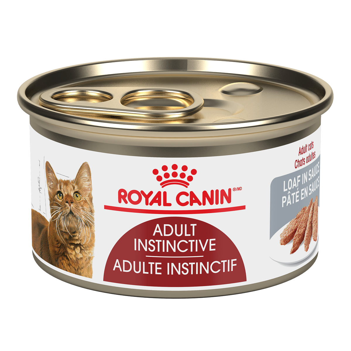 Royal Canin Adulte Instinctif (Pâté en Sauce) - Nourriture humide en conserve pour chats