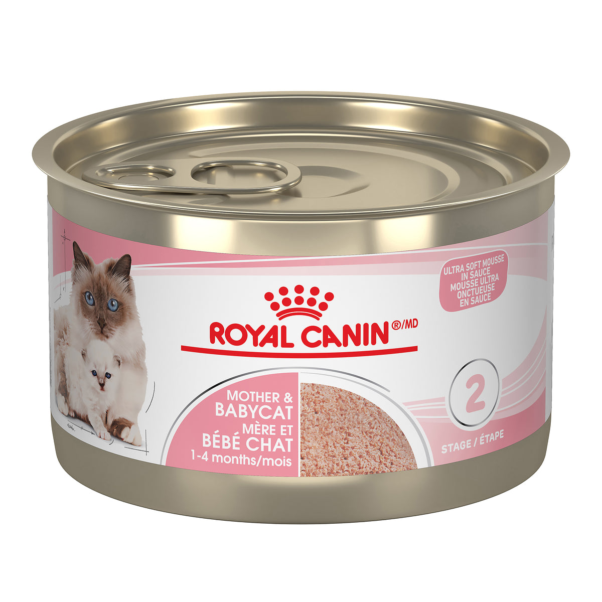 Royal Canin Mother &amp; Babycat Ultra Soft Mousse (145g) - Nourriture humide en conserve pour chats