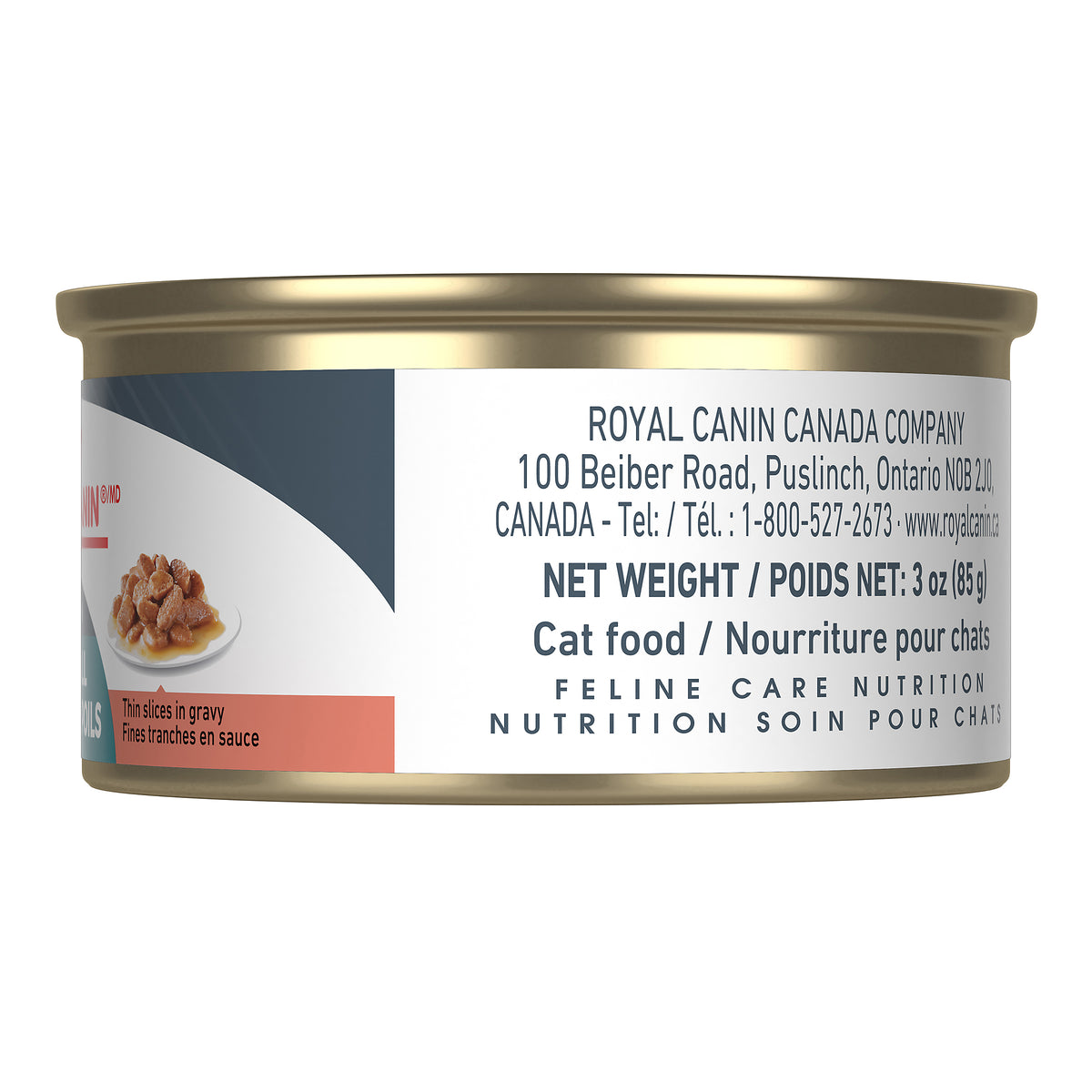 Royal Canin Hairball Care Thin Slices In Gravy Canned Cat Food (85g)