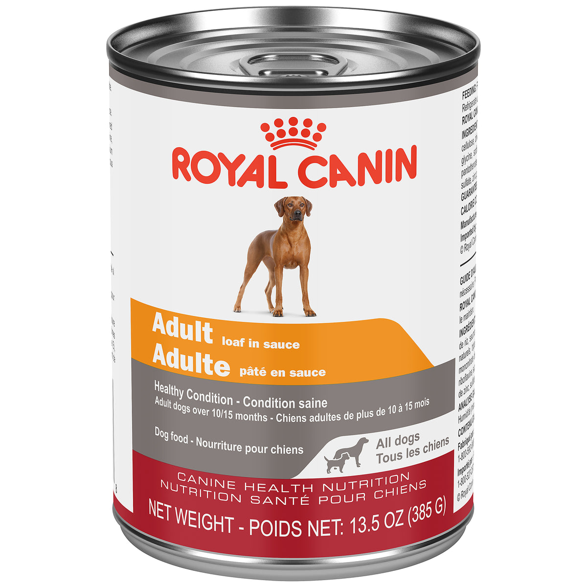 Royal Canin - ADULTE PÂTÉ EN SAUCE – nourriture en conserve pour chiens (385g) 