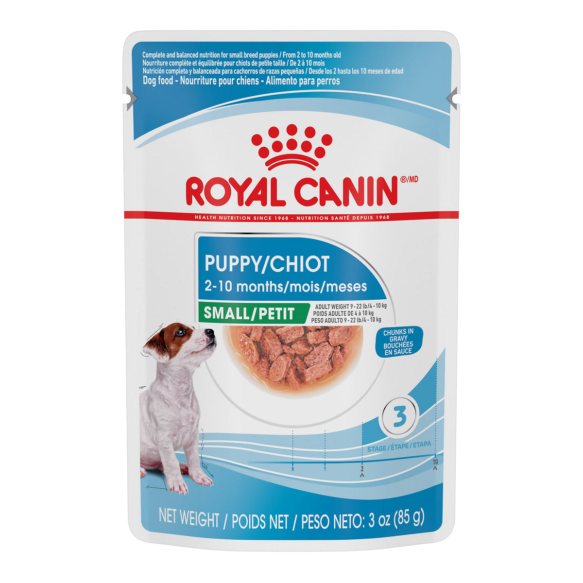 Royal Canin - PETIT CHIOT bouchées tranches en sauce – nourriture en sachet pour chiens (85g)