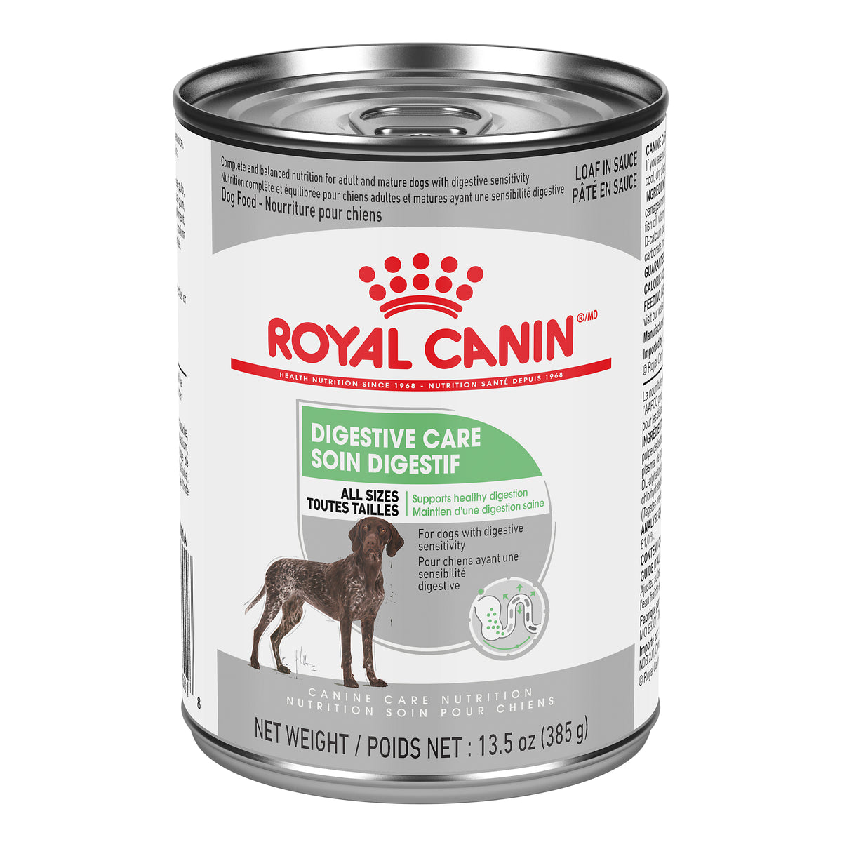 Royal Canin - Nutrition Soin pour Chiens SOIN DIGESTIF pâté en sauce – nourriture humide pour chiens (385g)