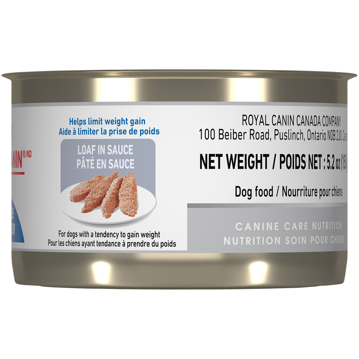 Royal Canin Adult Weight Care/Light - Nourriture humide en conserve pour chiens