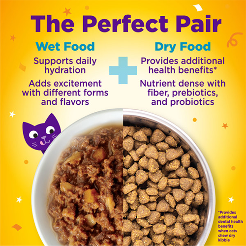Wellness - Appetizing Entrées - Émietté Recette de Thon & Tilapia en Bouillon - Nourriture humide pour chat (1.4oz)