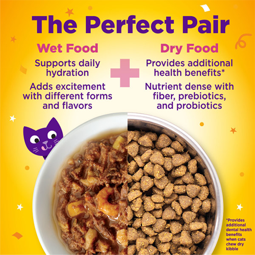 Wellness - Appetizing Entrées - Émietté Recette de Thon, Maquereau & Crevettes en Bouillon - Nourriture humide pour chat (1.4oz)