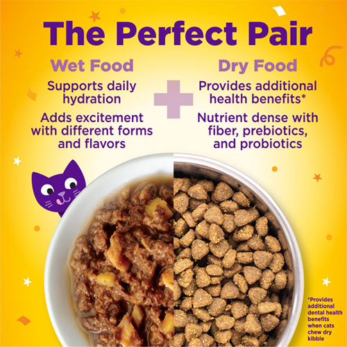 Wellness - Appetizing Entrées - Émietté Recette de Thon & Morue en Bouillon - Nourriture humide pour chat (1.4oz)
