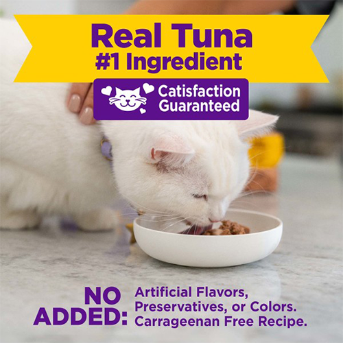 Wellness - Appetizing Entrées - Émietté Recette de Thon & Morue en Bouillon - Nourriture humide pour chat (1.4oz)