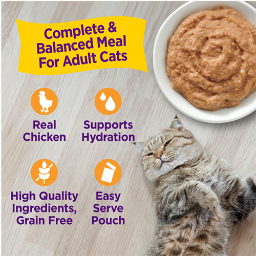 Wellness - Appetizing Entrées - Mousse Recette au Poulet - Nourriture humide pour chat (1.4oz)