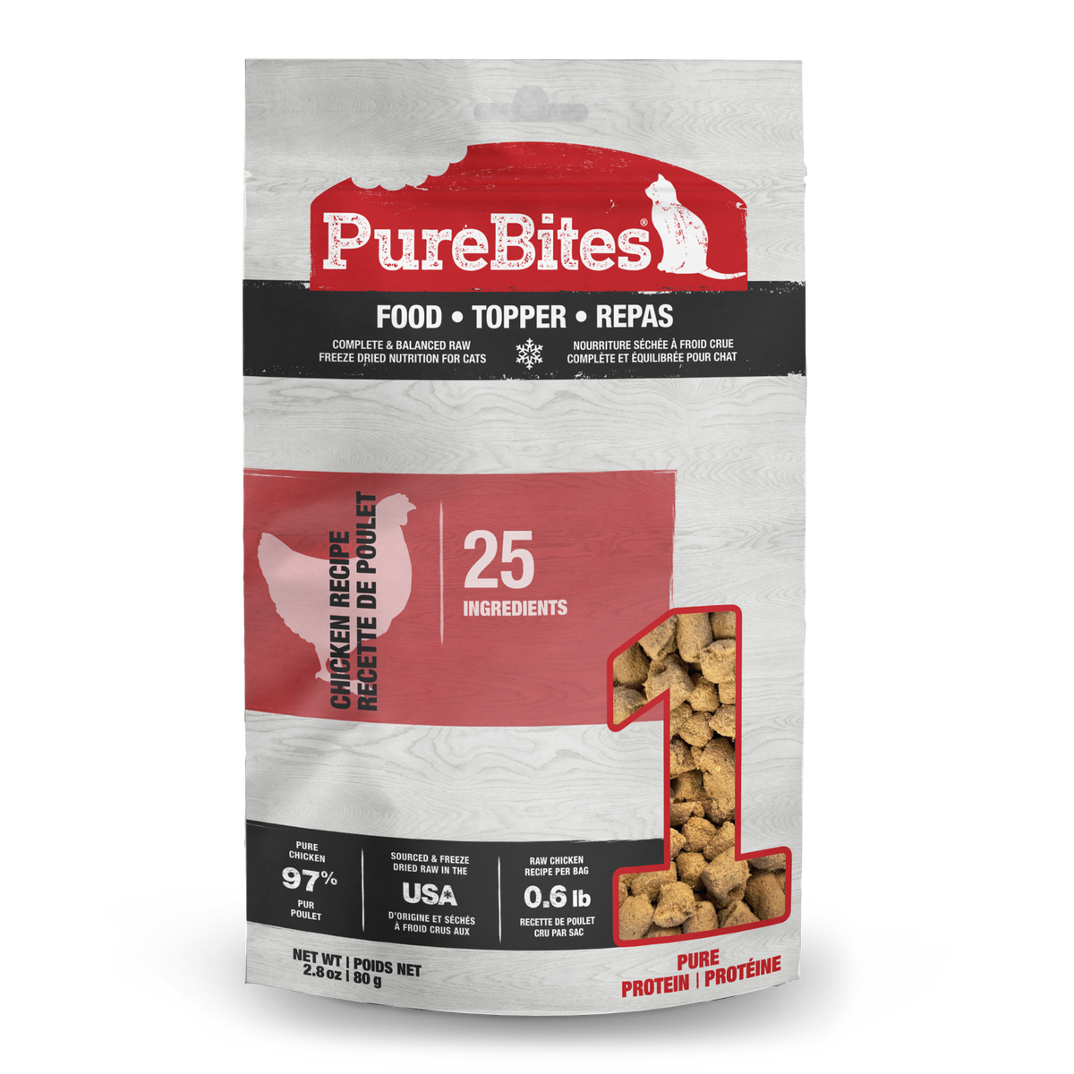 PureBites Cat Food Topper - Chicken Recipe