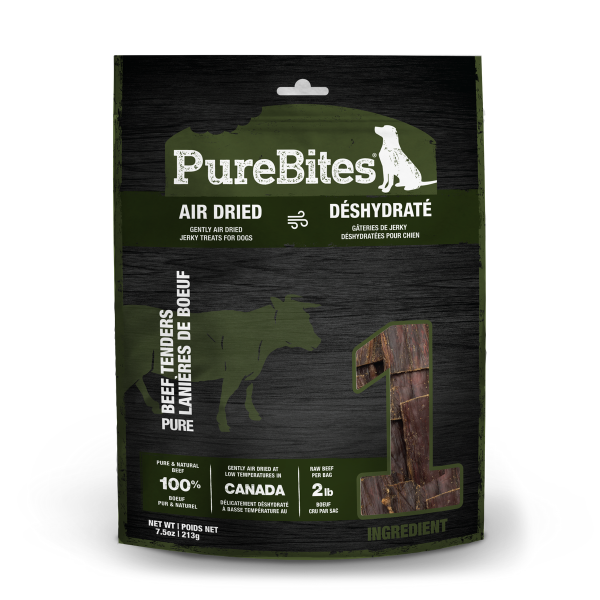 PureBites Dog Beef Jerky (213g)