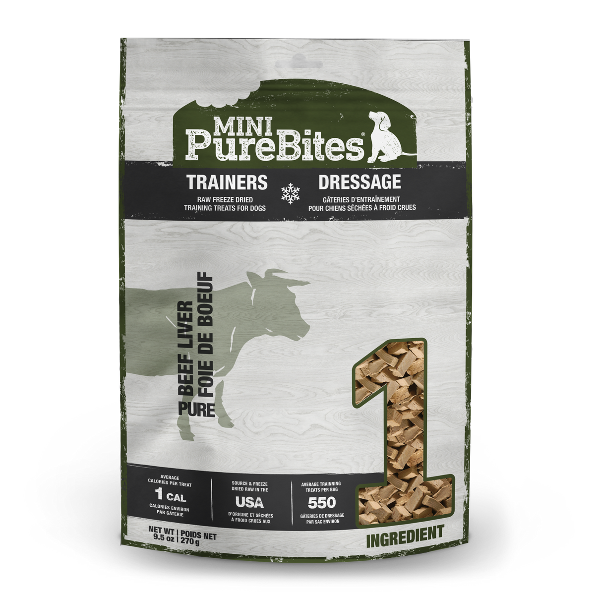 PureBites Mini-Trainers - Beef Liver