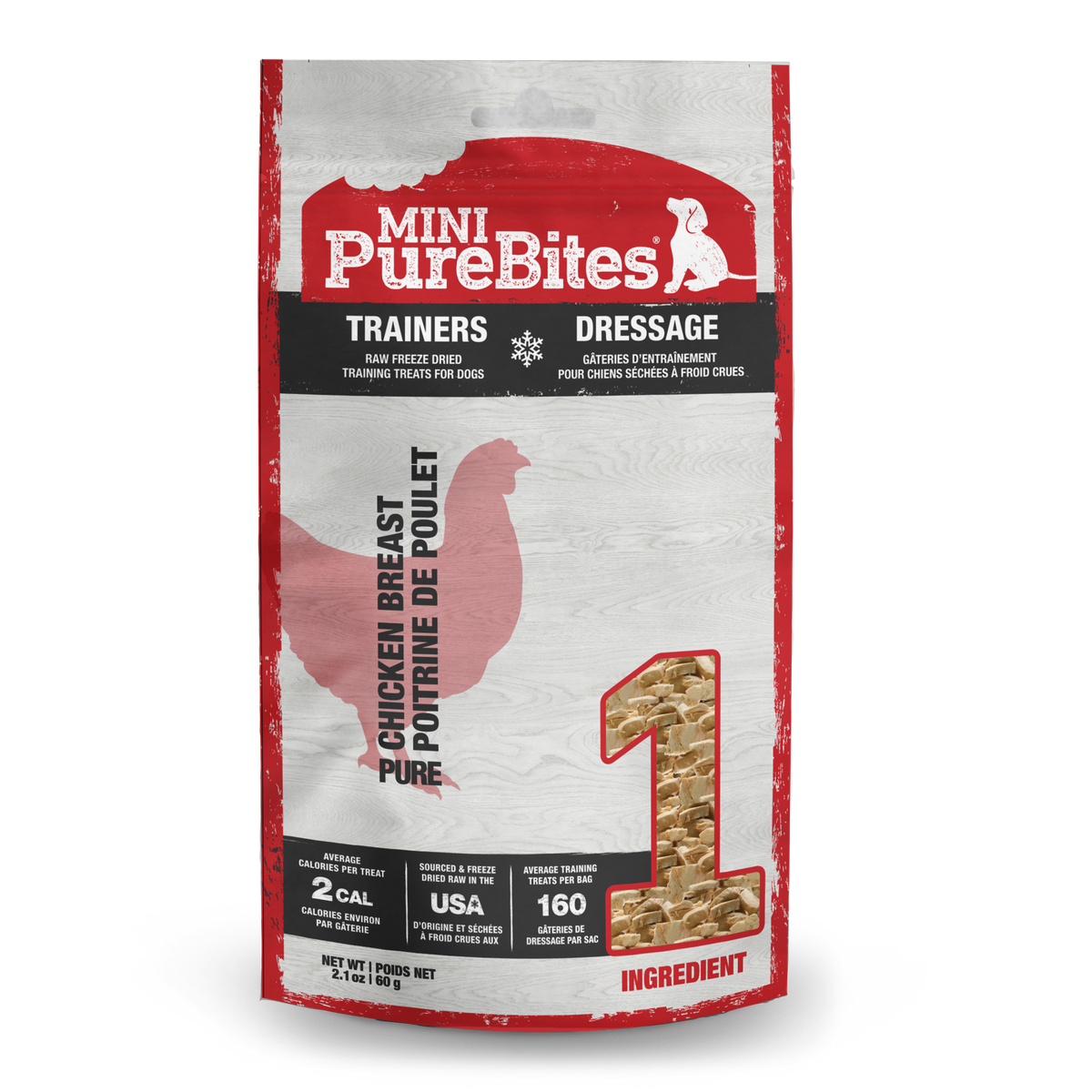 PureBites Mini-Trainers - Chicken (60g)