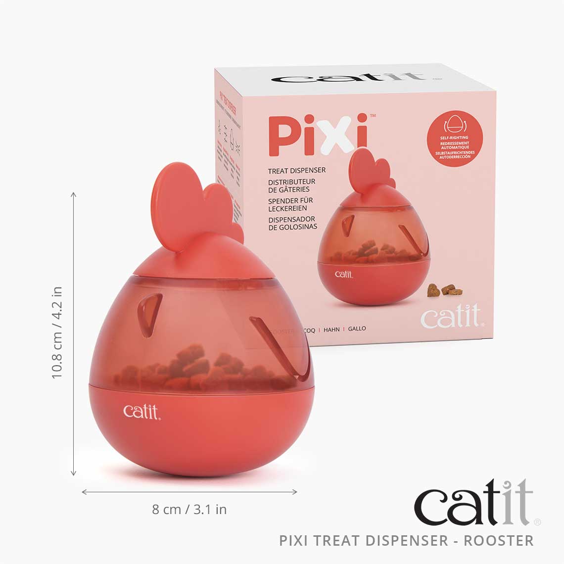 Catit PIXI Treat Dispenser (Mouse or Rooster design)