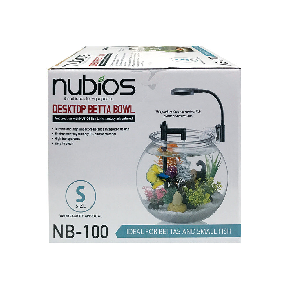 NUBIOS Desktop Betta Bowl 4L (1 Gallon)