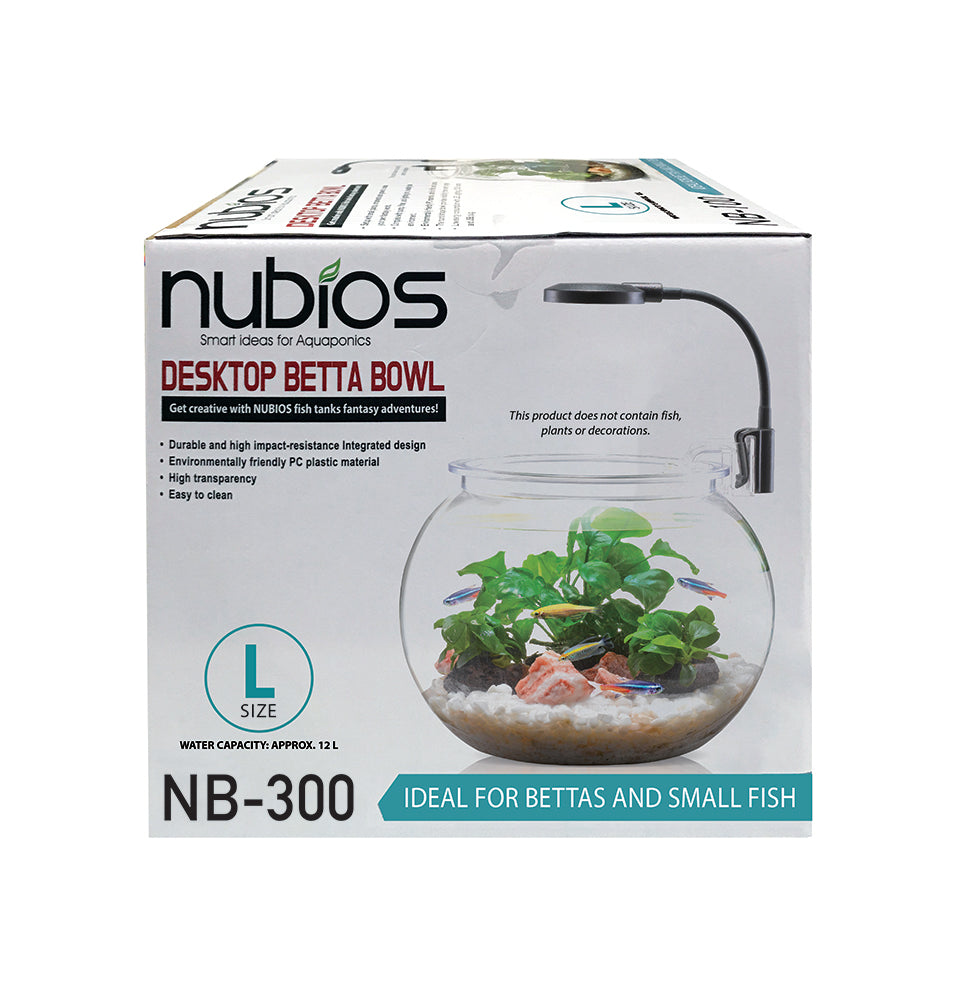 NUBIOS Desktop Betta Bowl 12L (3 Gallon)