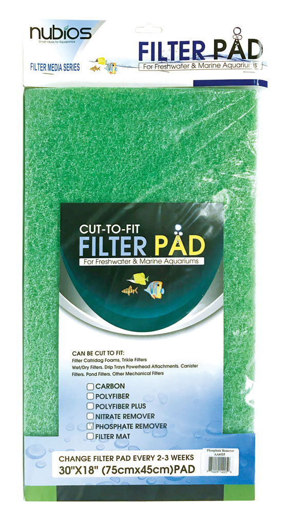 NUBIOS Phosphate Remover Cut-to-Fit Filter Pad 10x18in