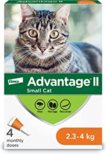 ADVANTAGE II pour chat - Protection topique contre les puces (4 doses)