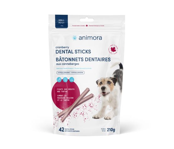 Animora Cranberry Dental Sticks For Dog / Small 42 units